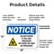 Signmission Do Not Enter If You Are Pregnant OSHA Notice Sign, Plastic, 18in W x 12in L, 2PK OS-2PACK-NS-P-1218-L-11188 - alternate 7